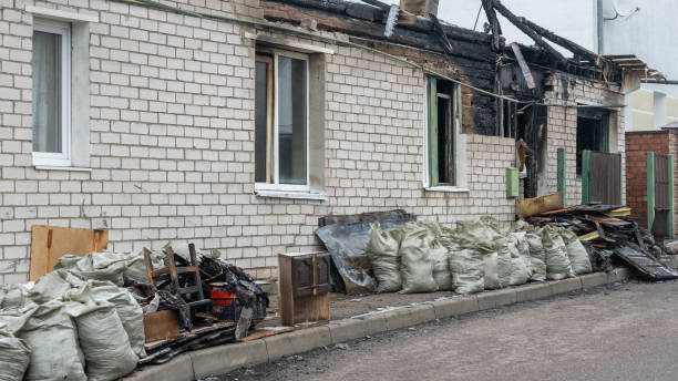 Professional Fire Damage Removal technician working in Watertown, MN